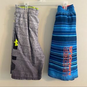 Under armour youth swim trunks
